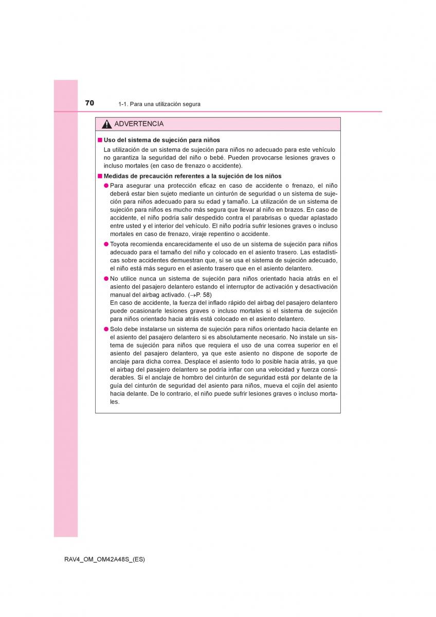 Toyota RAV4 IV 4 manual del propietario / page 70