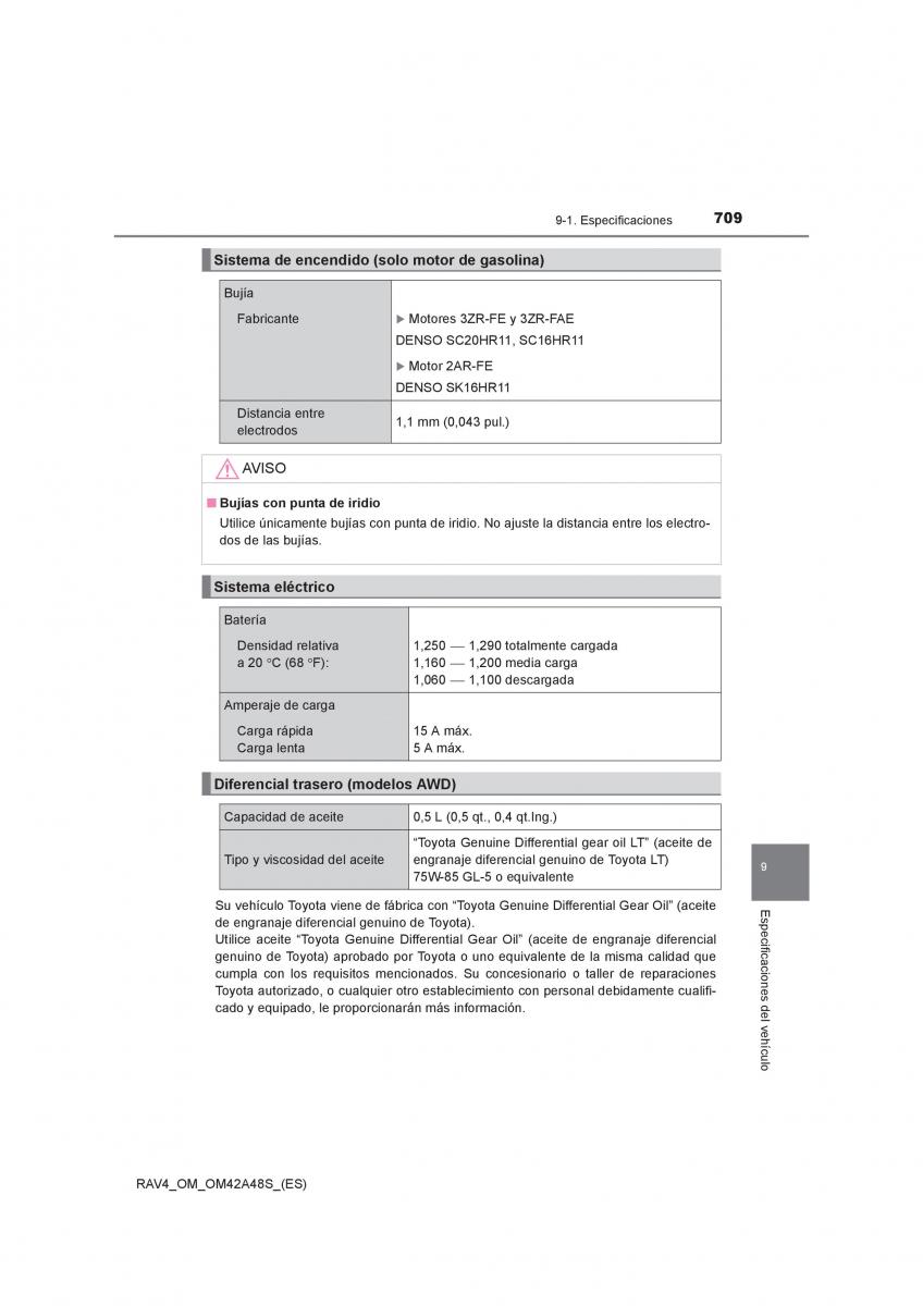 Toyota RAV4 IV 4 manual del propietario / page 709