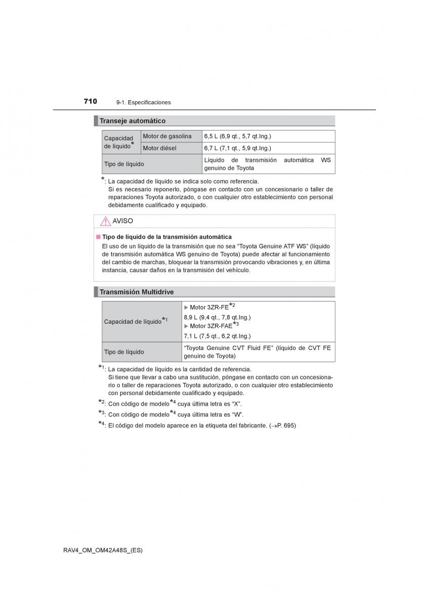 Toyota RAV4 IV 4 manual del propietario / page 710