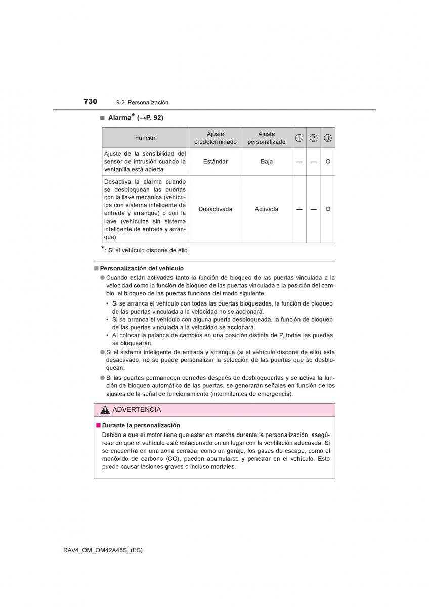 Toyota RAV4 IV 4 manual del propietario / page 730