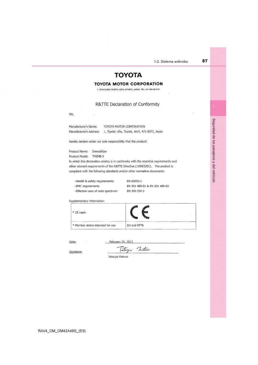 Toyota RAV4 IV 4 manual del propietario / page 87