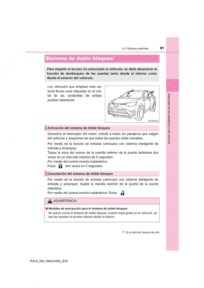 Toyota RAV4 IV 4 manual del propietario / page 91