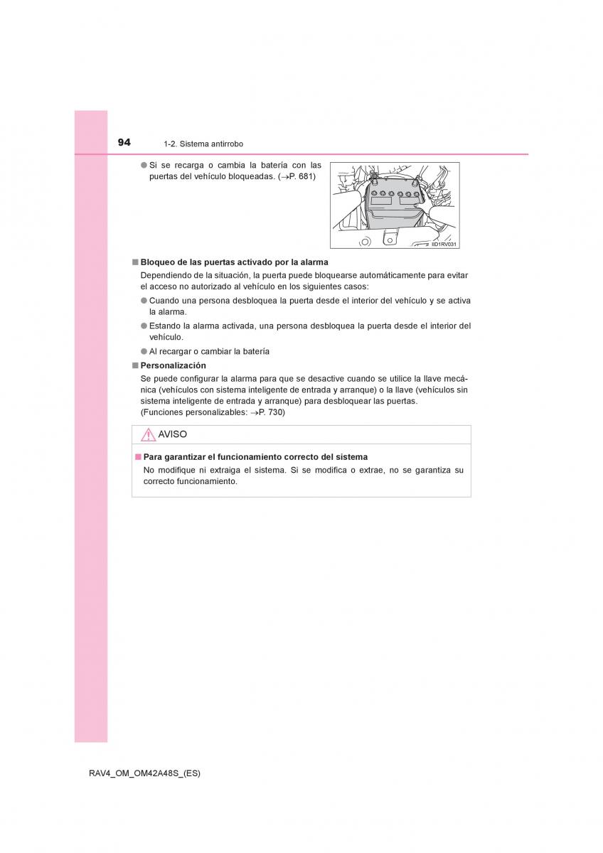 Toyota RAV4 IV 4 manual del propietario / page 94