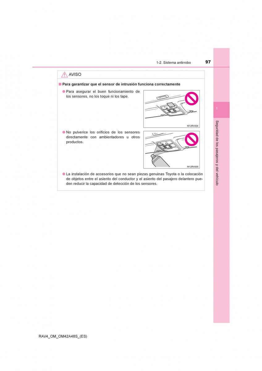 Toyota RAV4 IV 4 manual del propietario / page 97