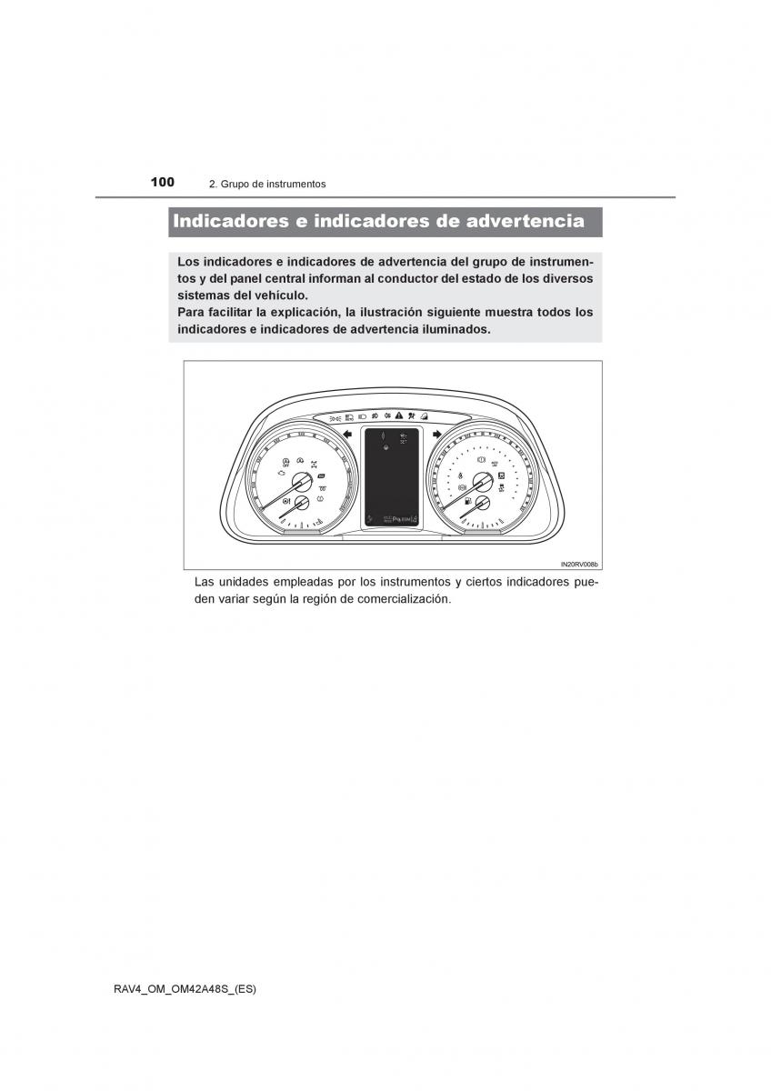 Toyota RAV4 IV 4 manual del propietario / page 100