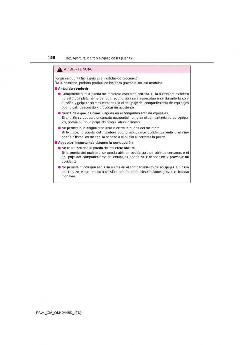 Toyota RAV4 IV 4 manual del propietario / page 150