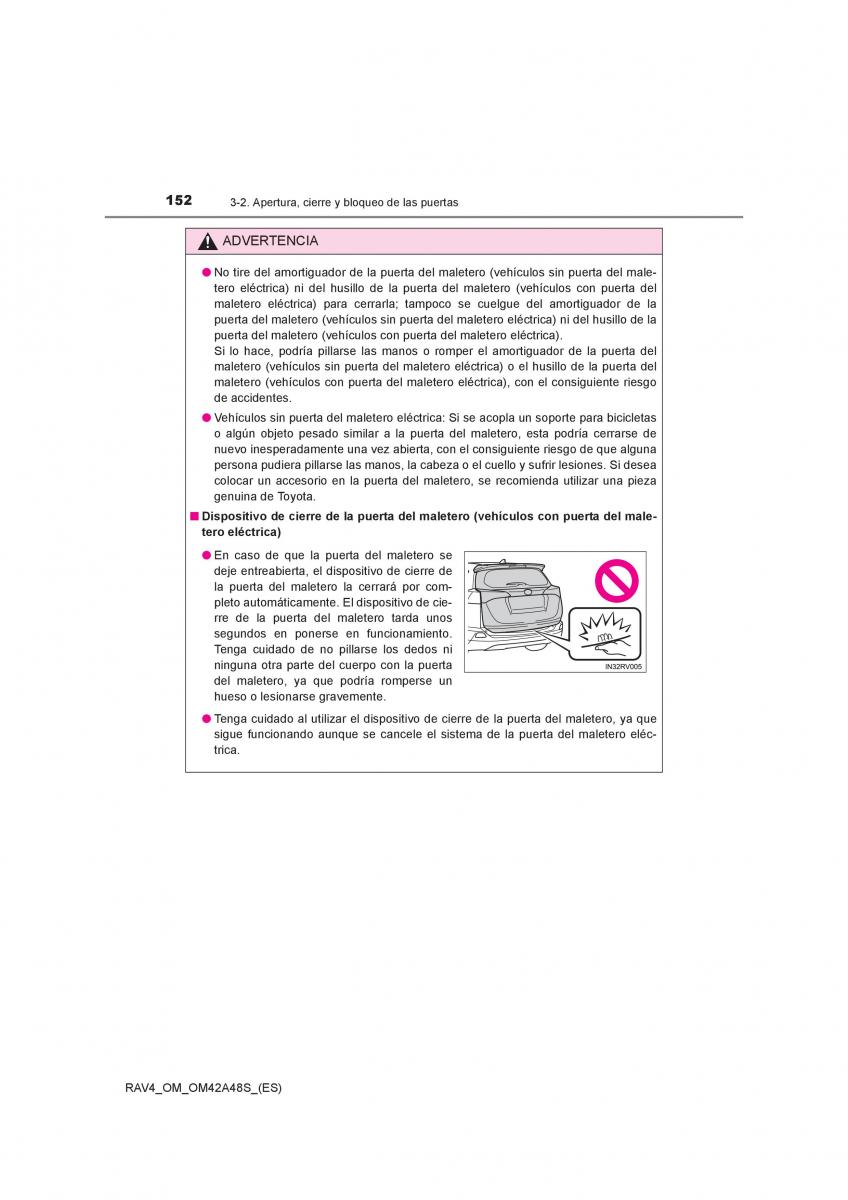 Toyota RAV4 IV 4 manual del propietario / page 152