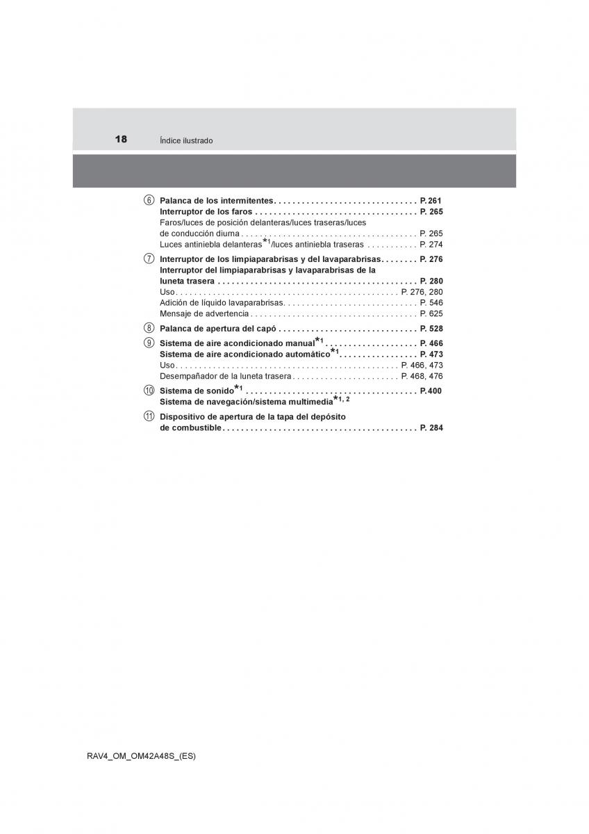 Toyota RAV4 IV 4 manual del propietario / page 18