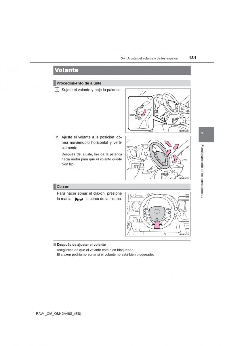 Toyota RAV4 IV 4 manual del propietario / page 181