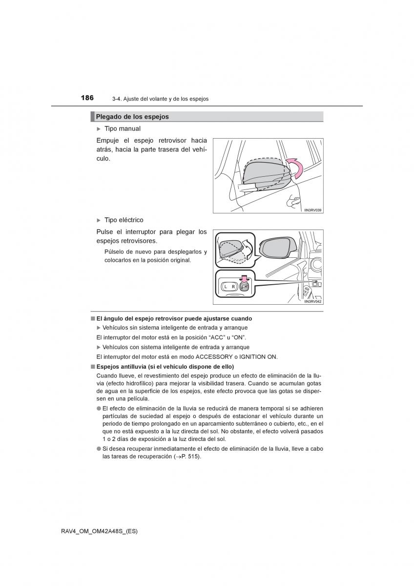 Toyota RAV4 IV 4 manual del propietario / page 186