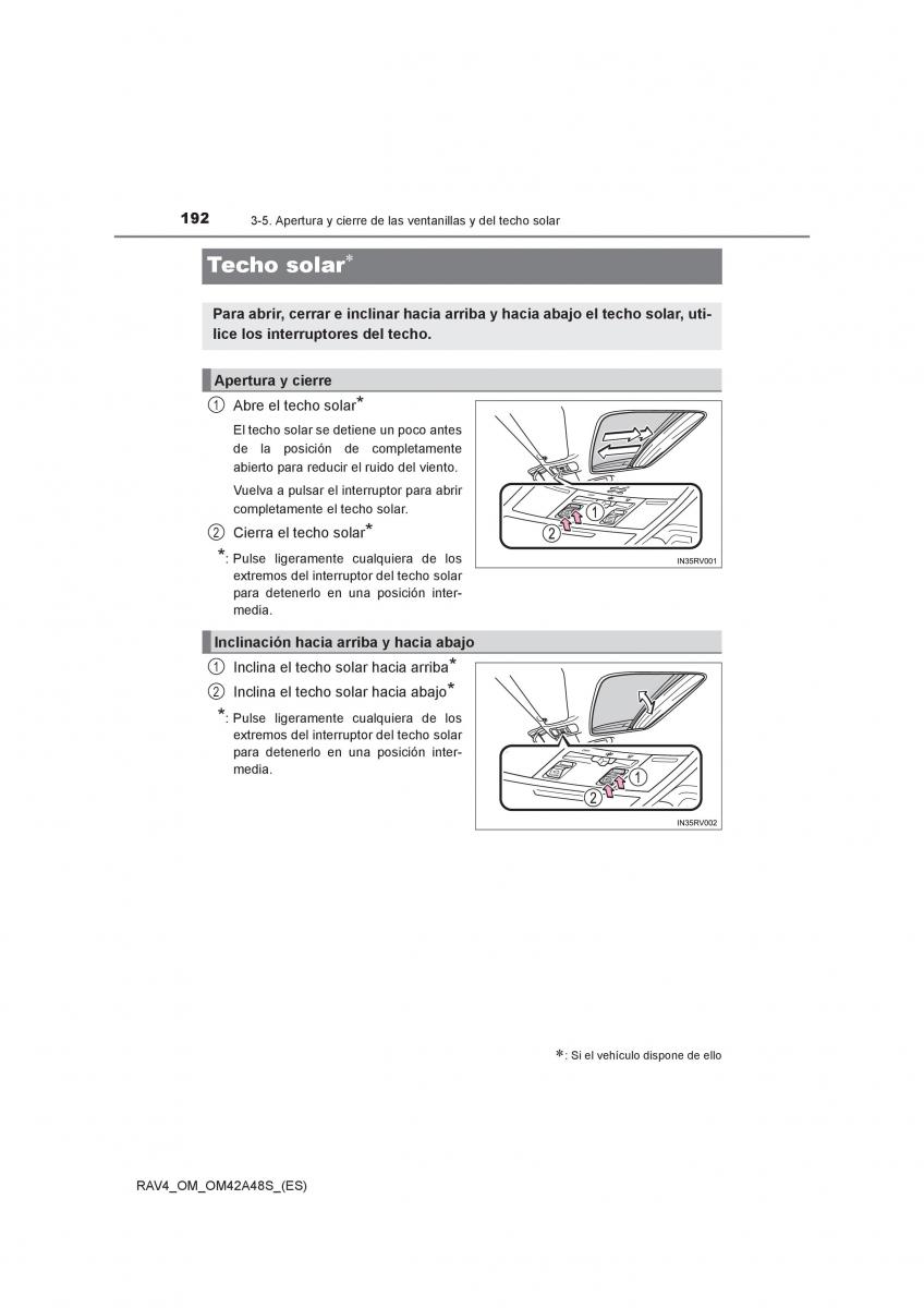 Toyota RAV4 IV 4 manual del propietario / page 192