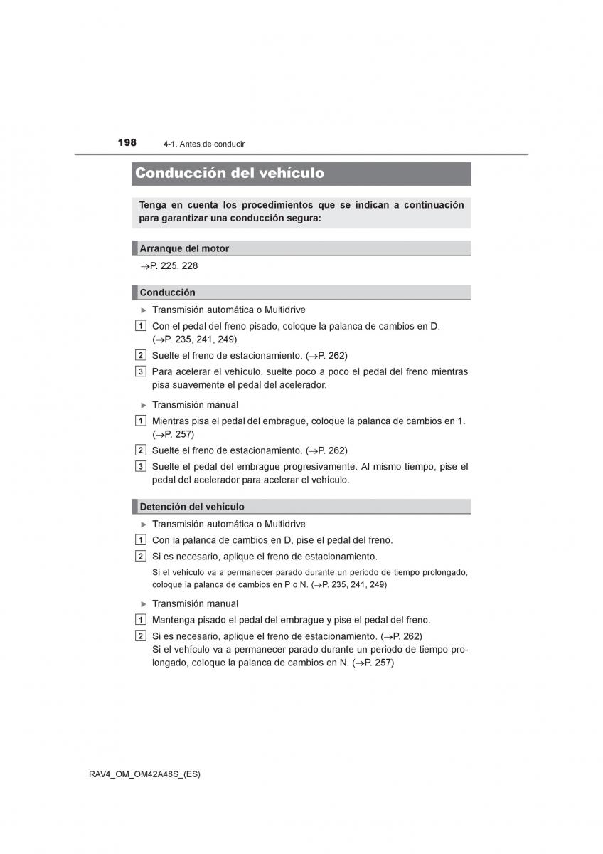 Toyota RAV4 IV 4 manual del propietario / page 198