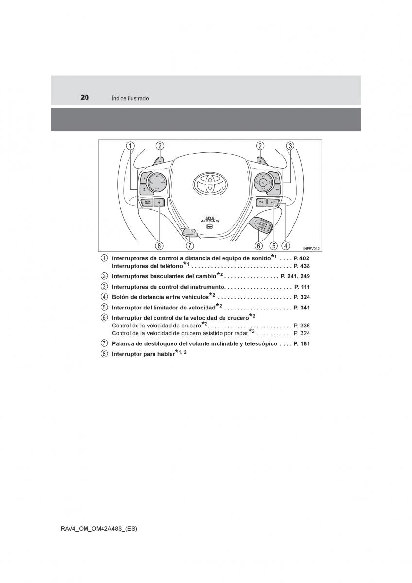 Toyota RAV4 IV 4 manual del propietario / page 20