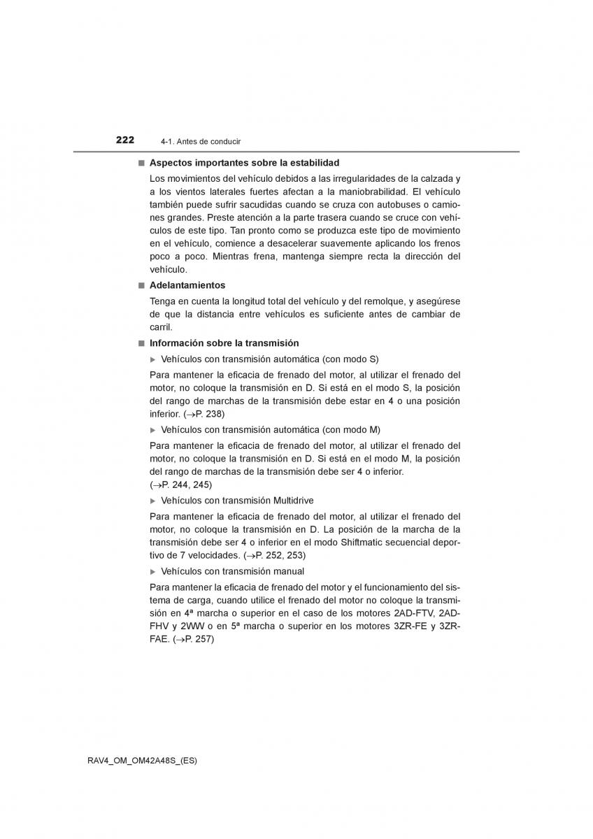 Toyota RAV4 IV 4 manual del propietario / page 222