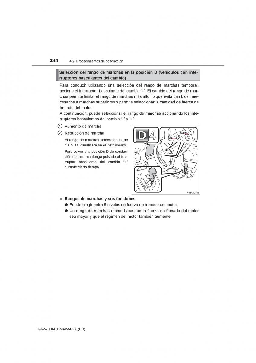 Toyota RAV4 IV 4 manual del propietario / page 244