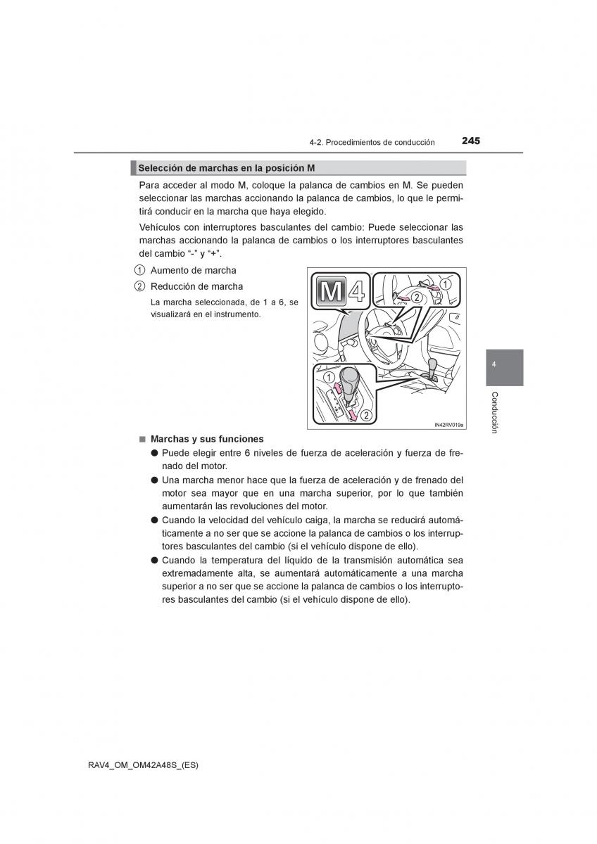 Toyota RAV4 IV 4 manual del propietario / page 245