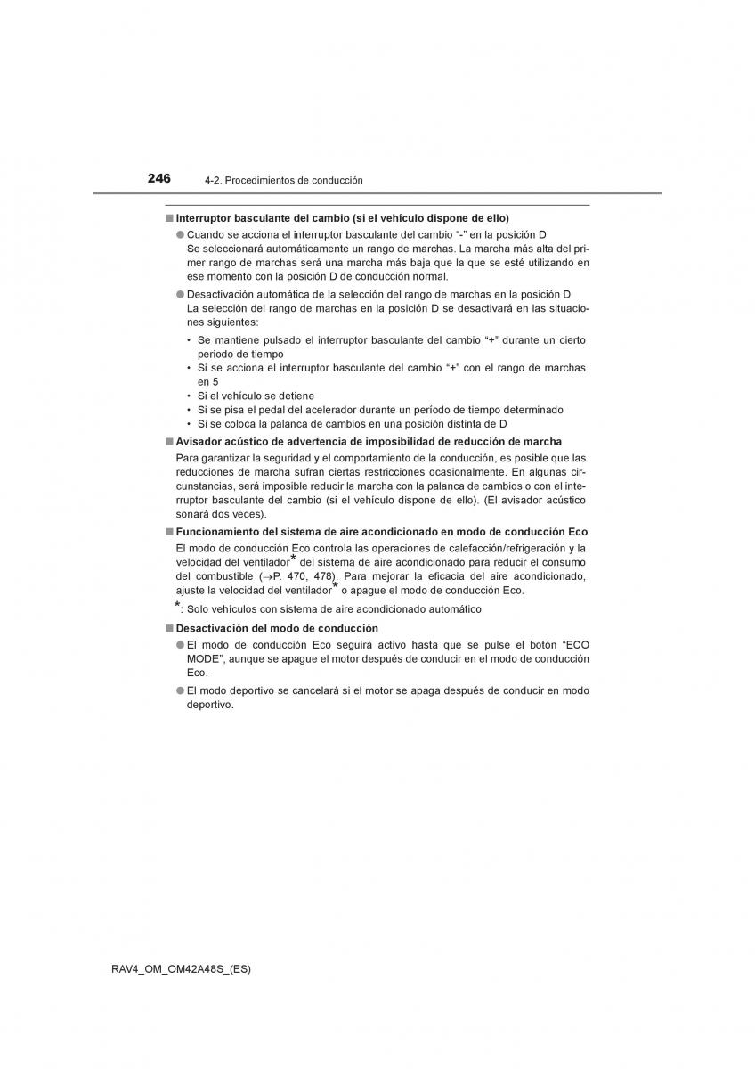 Toyota RAV4 IV 4 manual del propietario / page 246