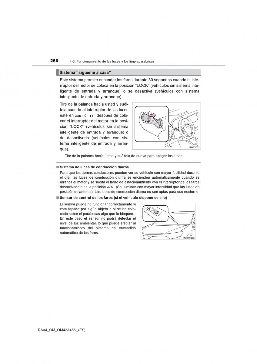 Toyota RAV4 IV 4 manual del propietario / page 268