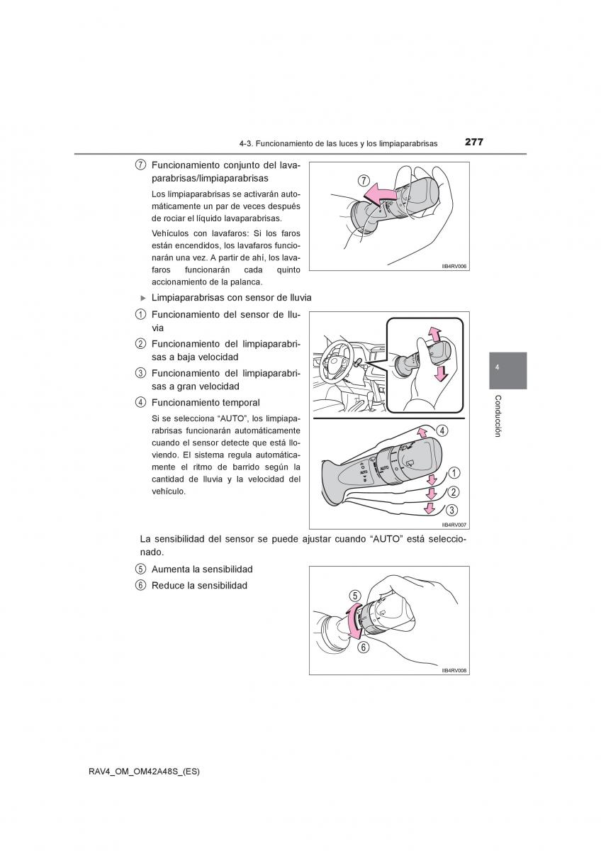 Toyota RAV4 IV 4 manual del propietario / page 277