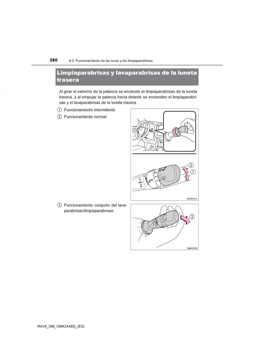 Toyota RAV4 IV 4 manual del propietario / page 280