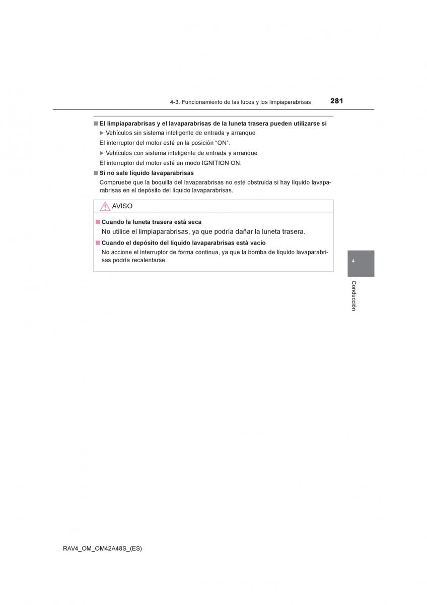 Toyota RAV4 IV 4 manual del propietario / page 281