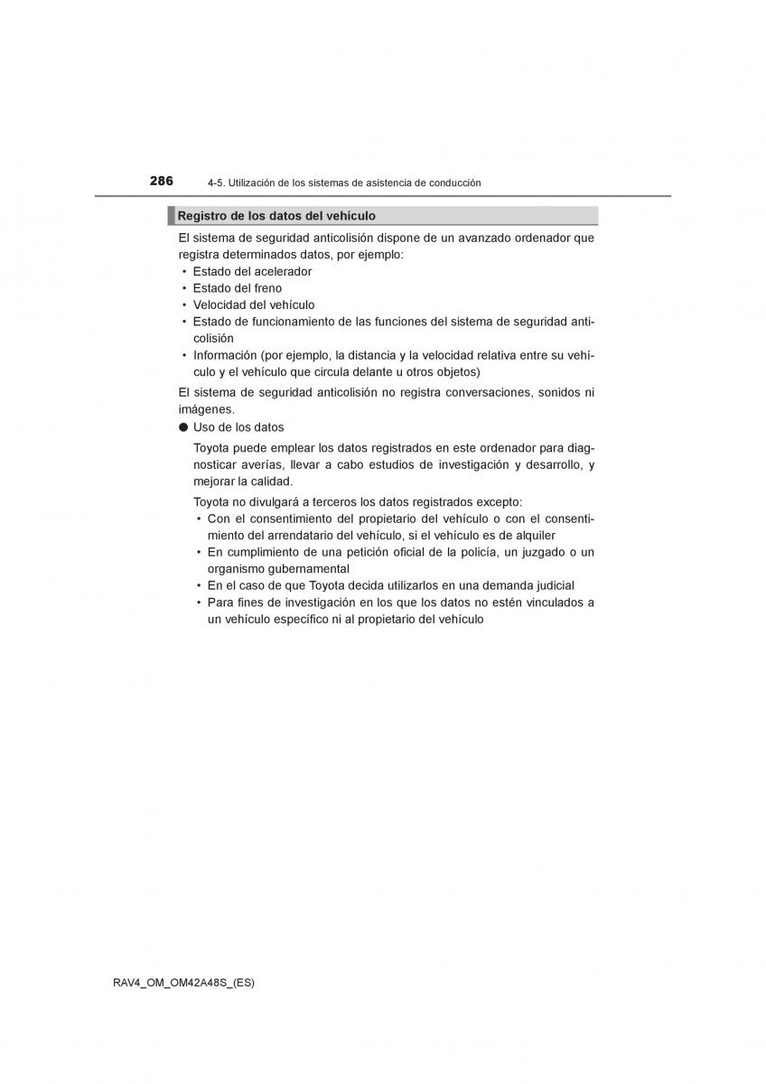 Toyota RAV4 IV 4 manual del propietario / page 286