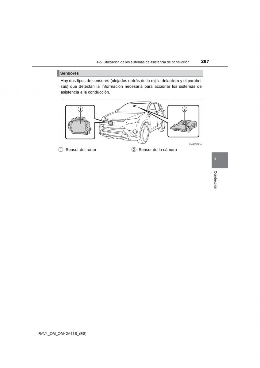 Toyota RAV4 IV 4 manual del propietario / page 287