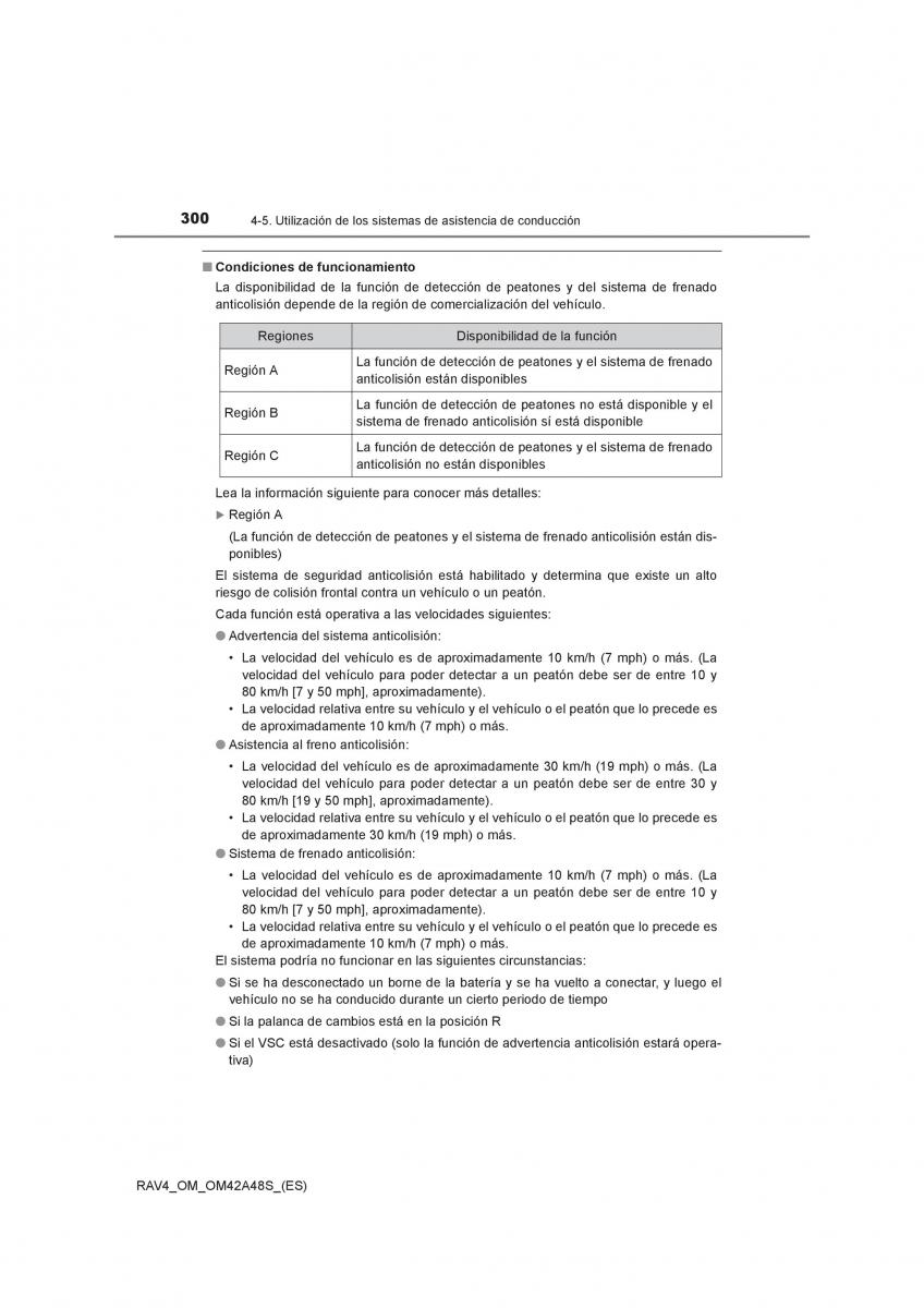 Toyota RAV4 IV 4 manual del propietario / page 300