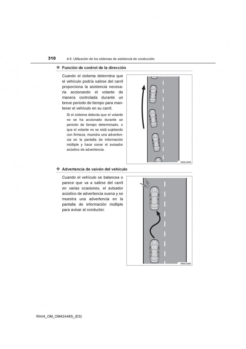 Toyota RAV4 IV 4 manual del propietario / page 310