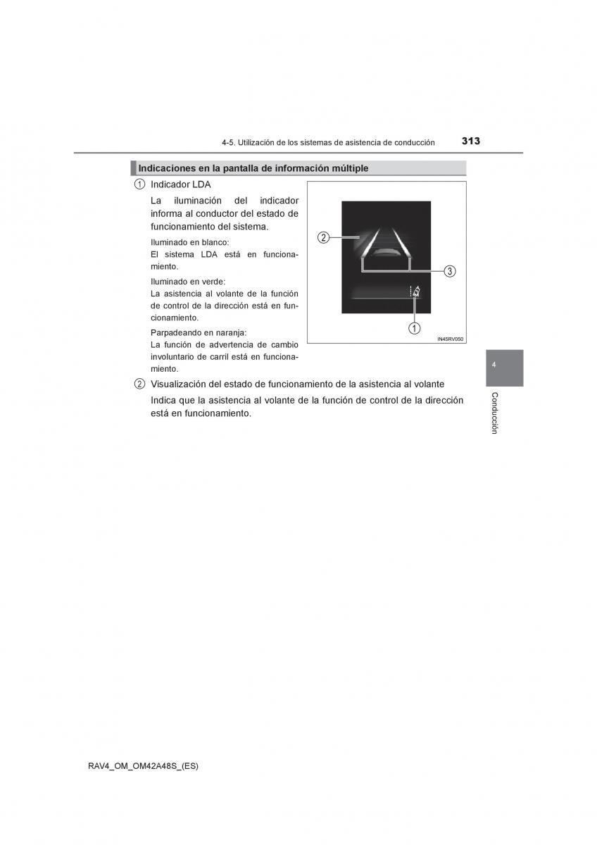 Toyota RAV4 IV 4 manual del propietario / page 313