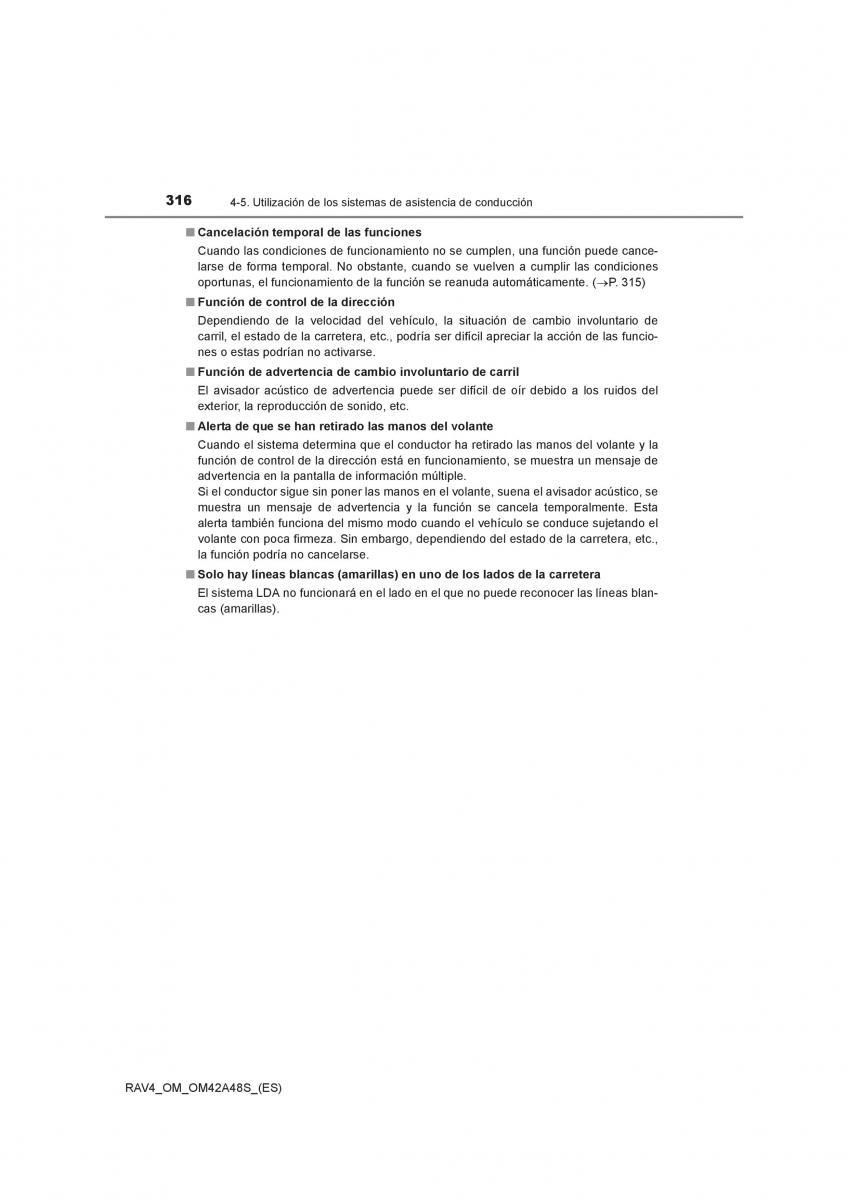 Toyota RAV4 IV 4 manual del propietario / page 316