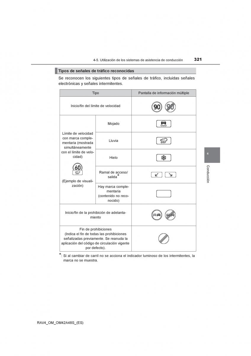 Toyota RAV4 IV 4 manual del propietario / page 321