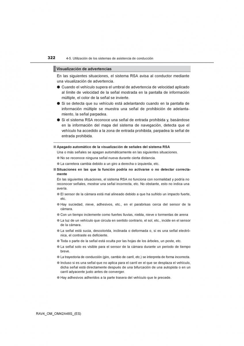 Toyota RAV4 IV 4 manual del propietario / page 322