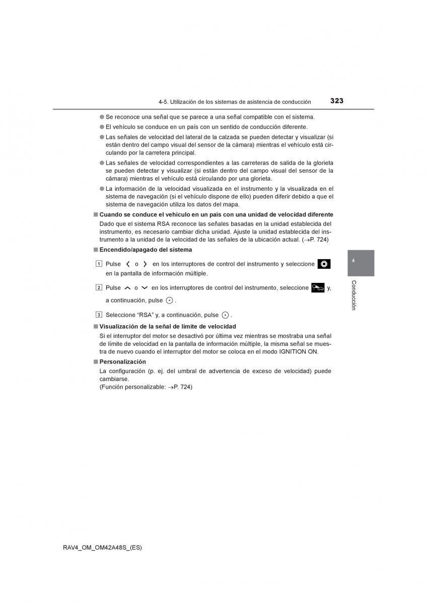 Toyota RAV4 IV 4 manual del propietario / page 323