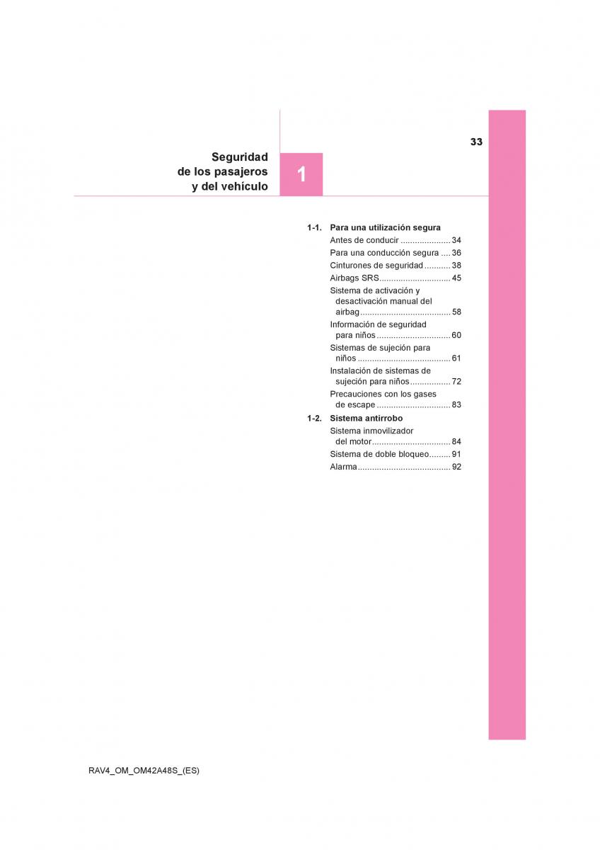 Toyota RAV4 IV 4 manual del propietario / page 33