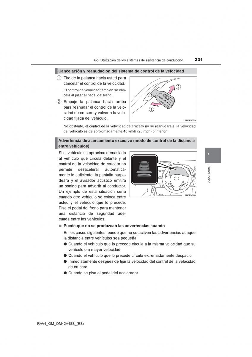 Toyota RAV4 IV 4 manual del propietario / page 331