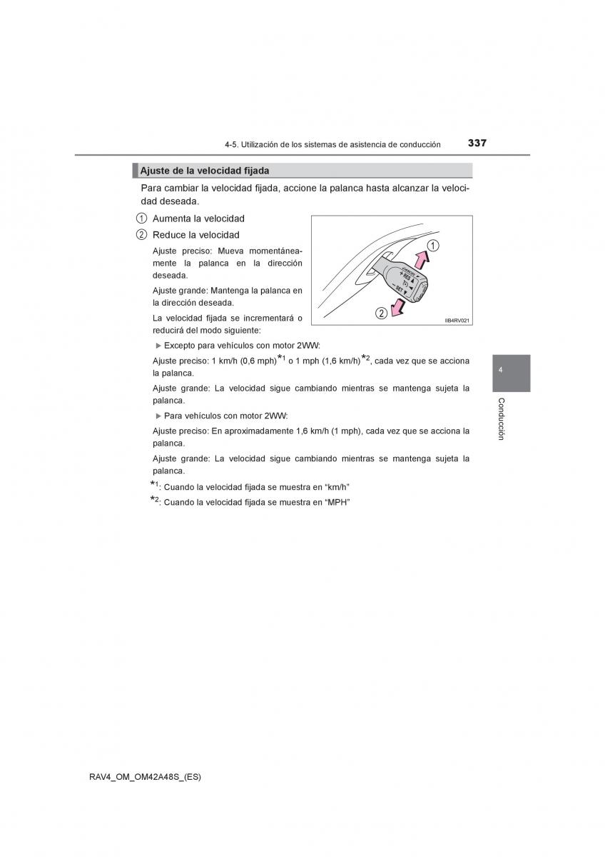 Toyota RAV4 IV 4 manual del propietario / page 337