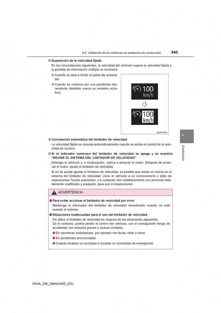 Toyota RAV4 IV 4 manual del propietario / page 343