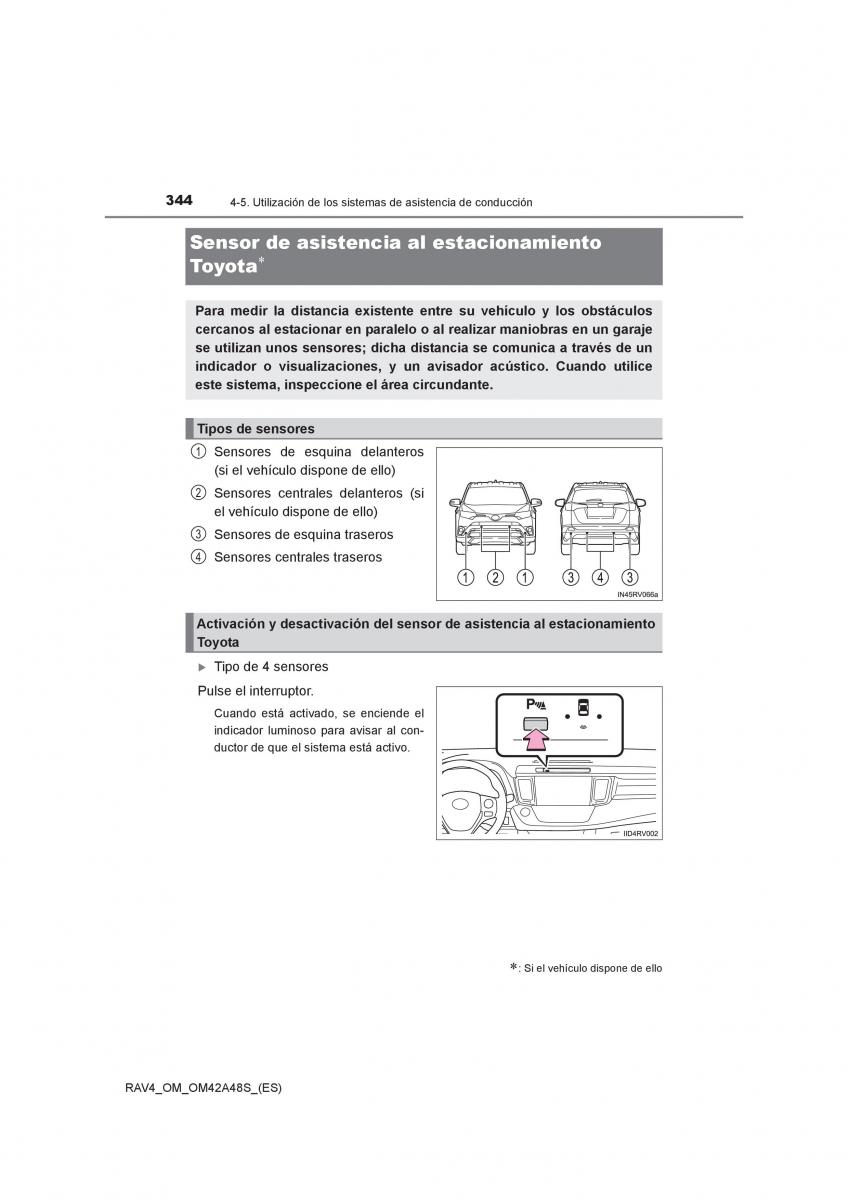 Toyota RAV4 IV 4 manual del propietario / page 344