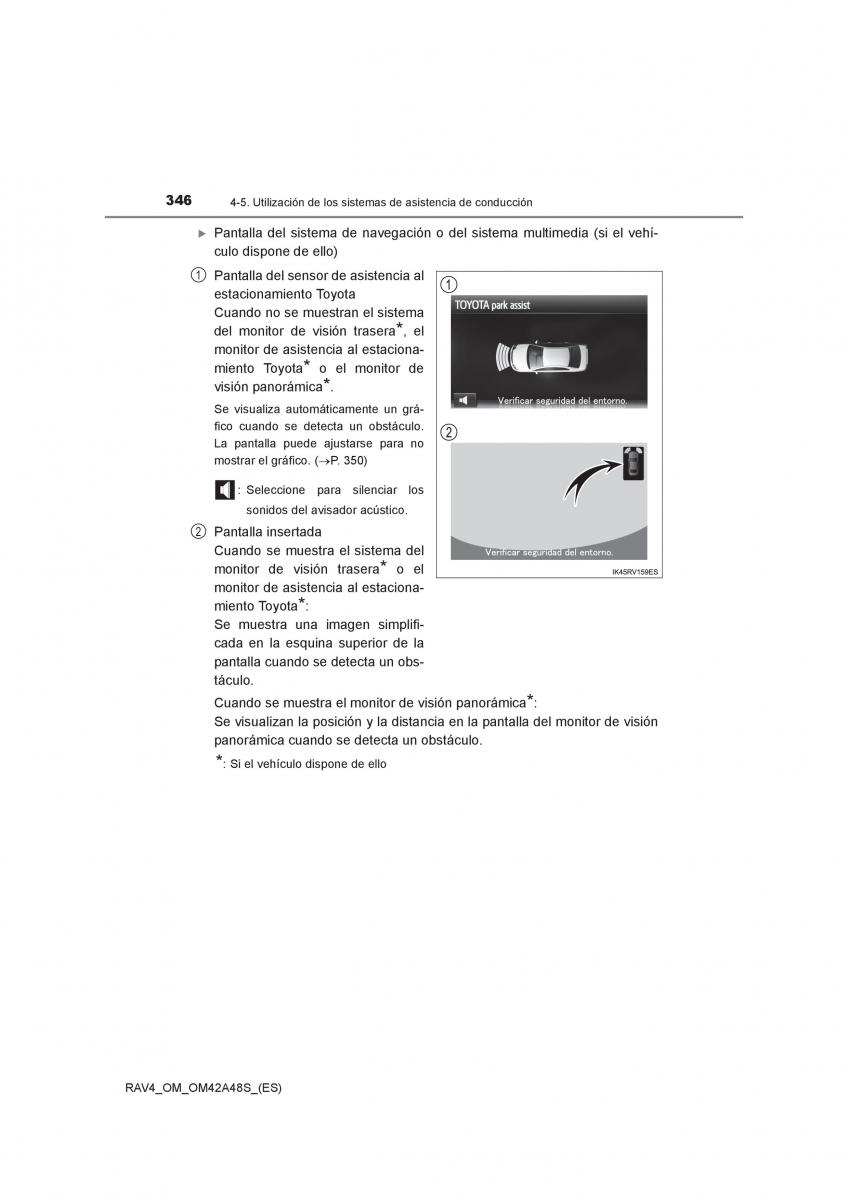 Toyota RAV4 IV 4 manual del propietario / page 346