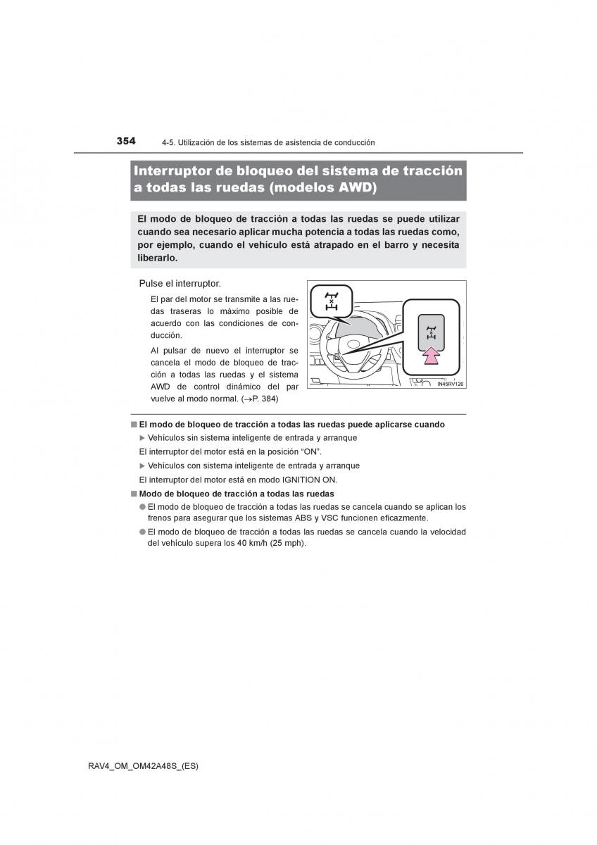 Toyota RAV4 IV 4 manual del propietario / page 354