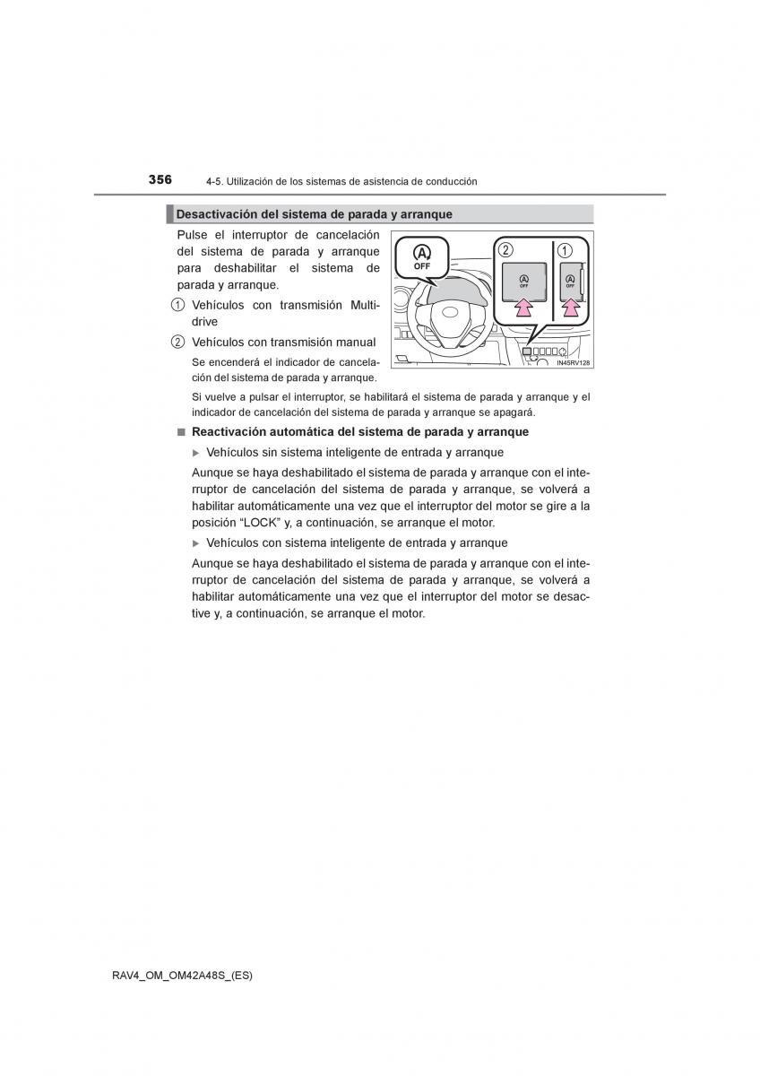 Toyota RAV4 IV 4 manual del propietario / page 356