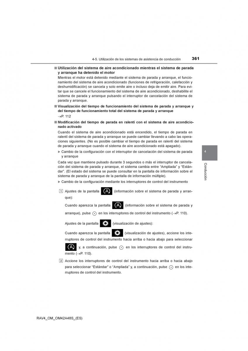 Toyota RAV4 IV 4 manual del propietario / page 361