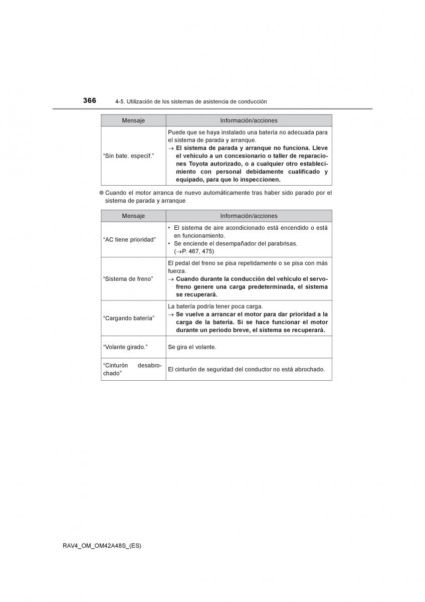 Toyota RAV4 IV 4 manual del propietario / page 366