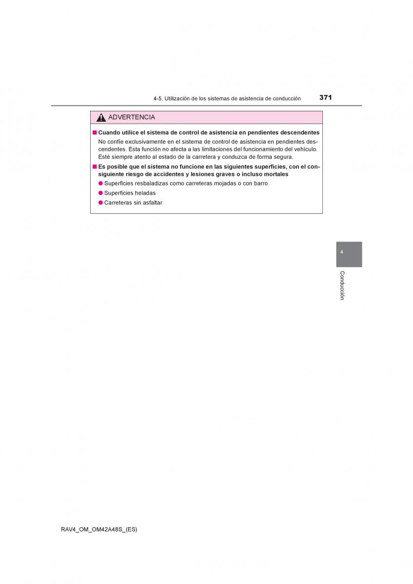 Toyota RAV4 IV 4 manual del propietario / page 371