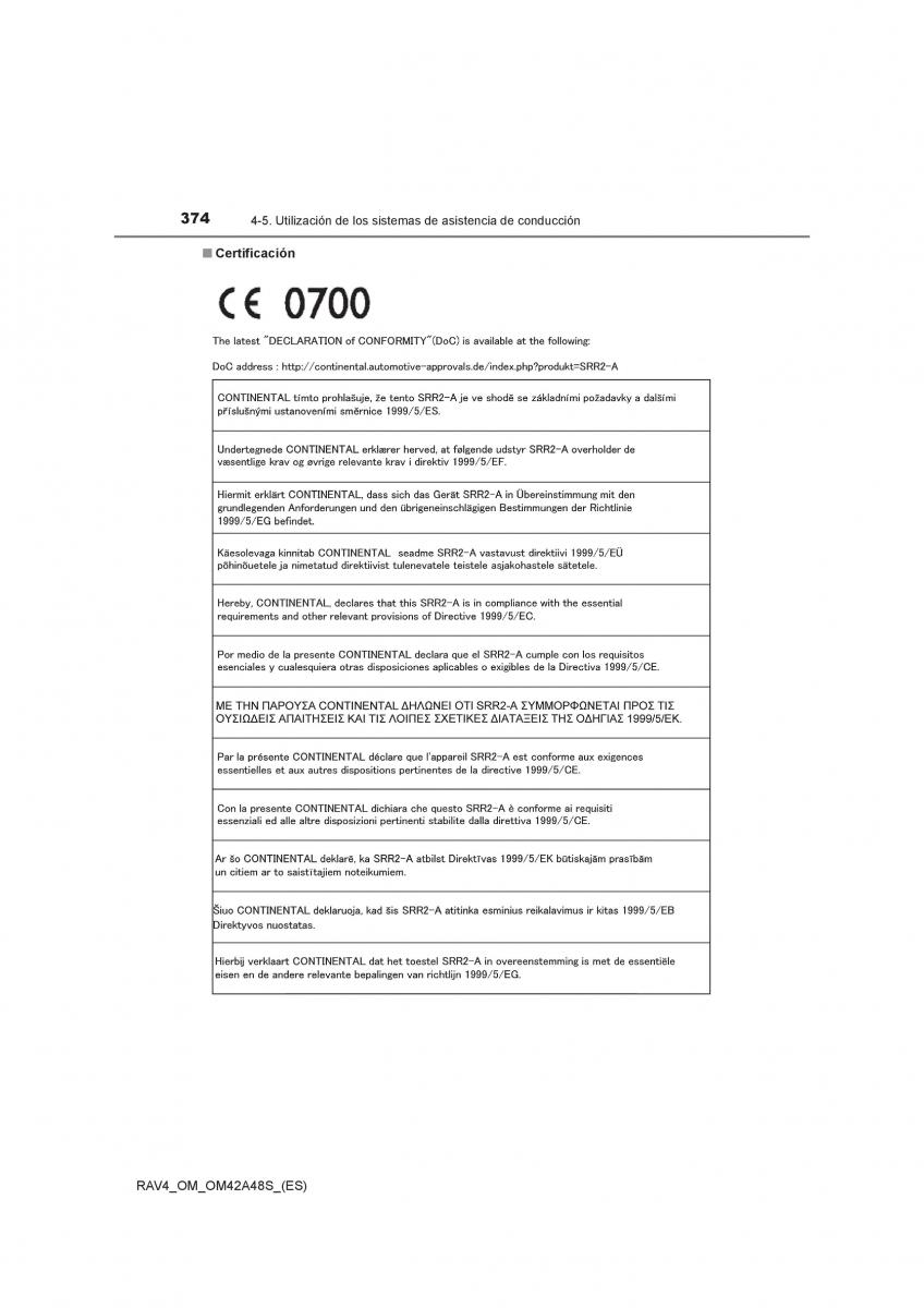 Toyota RAV4 IV 4 manual del propietario / page 374