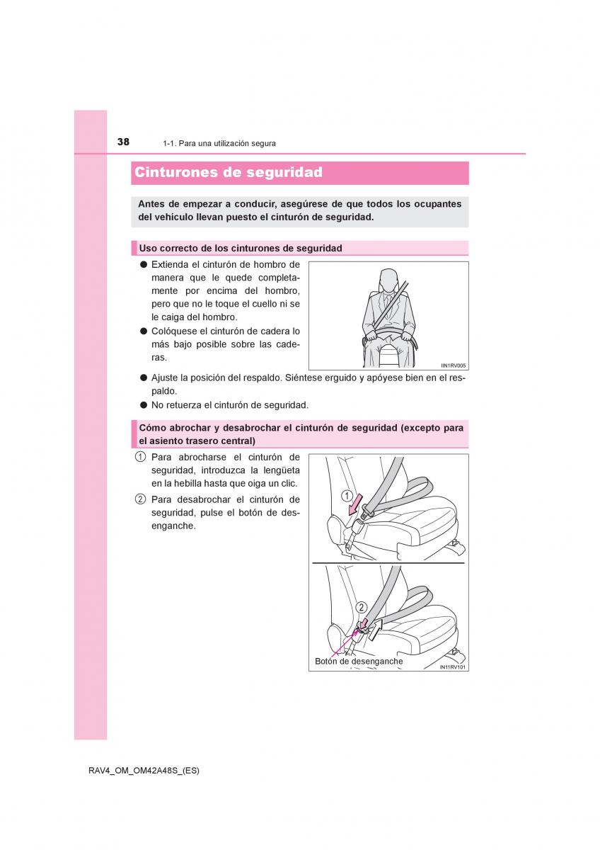 Toyota RAV4 IV 4 manual del propietario / page 38