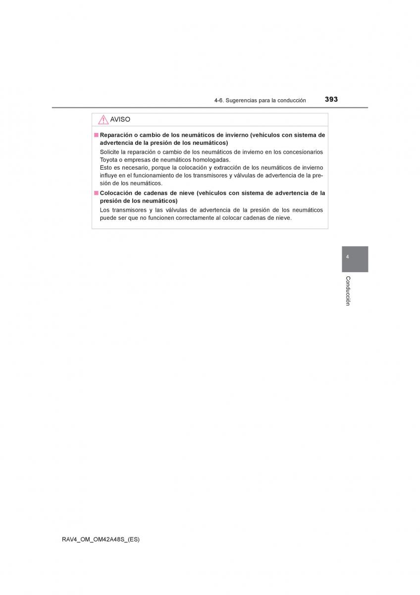 Toyota RAV4 IV 4 manual del propietario / page 393