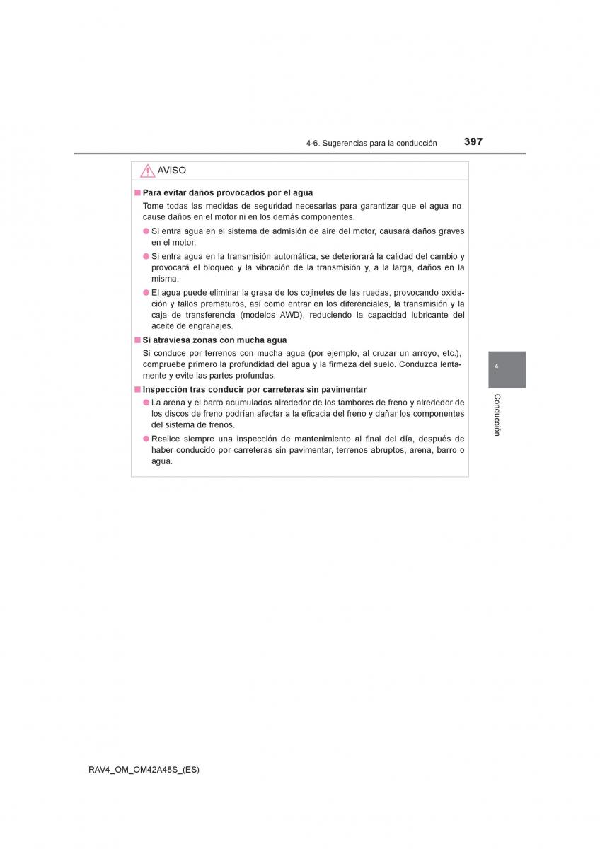 Toyota RAV4 IV 4 manual del propietario / page 397