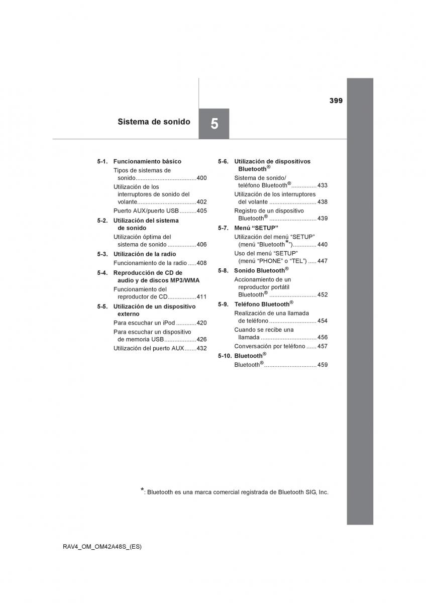 Toyota RAV4 IV 4 manual del propietario / page 399